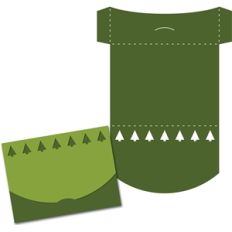 Christmas gift card holder