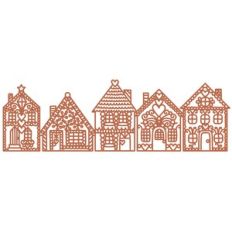 gingerbread village border