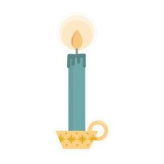 teal candle
