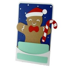 Gingerbread Man – 3D Pocket Card Holder