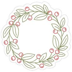 Sketch Christmas wreath