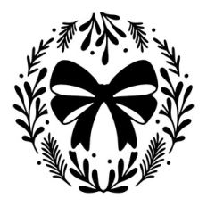Bow Christmas Ornament
