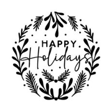 Happy Holidays Ornament