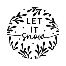 Let it Snow Ornament