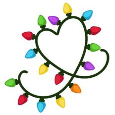 Christmas Light Heart