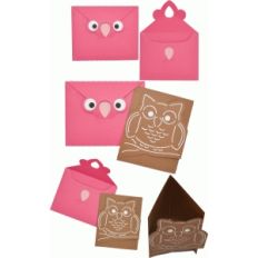 owl card tri fold