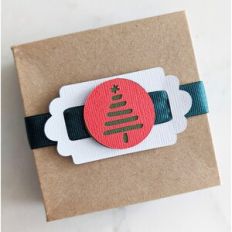 christmas tree gift tag slider