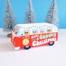 Gingerbreadman Christmas Van 3D Gift Box