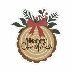 Merry Christmas Wood Sign
