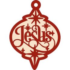 Jesus Christmas Ornament