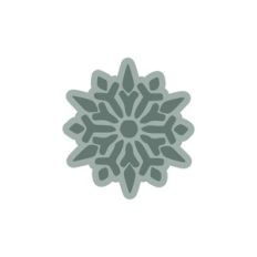 Dark Green Snowflake