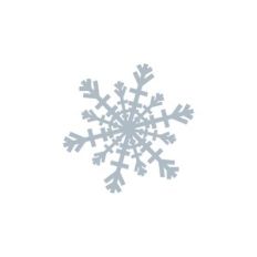 Light Blue Snowflake