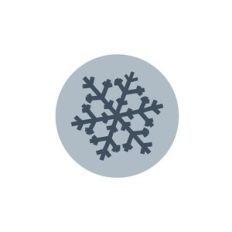Navy Blue Snowflake