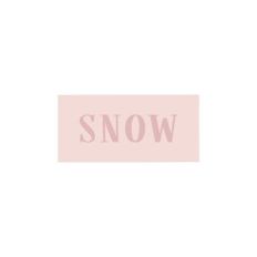 Pink Snow