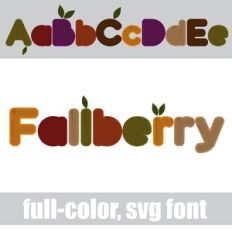 Fallberry Color Font