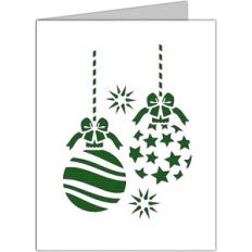 christmas ornaments card