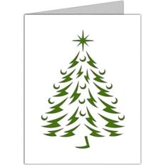 christmas tree card