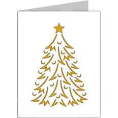 christmas tree card