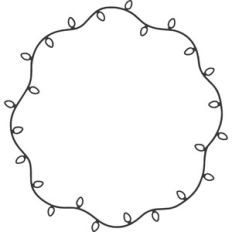 Christmas Lights Border
