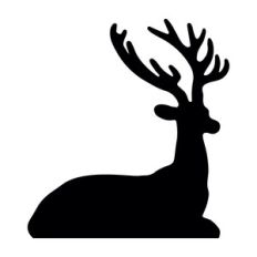 Sitting Reindeer