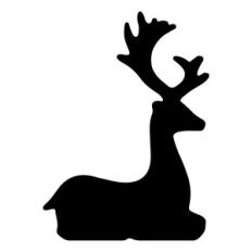 Sitting Reindeer