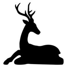 Sitting Reindeer