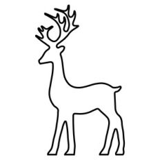 Reindeer outline