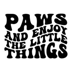 Paws and enjoy the little things
