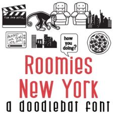 Roomies - New York Doodlebat Font