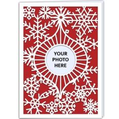 Christmas Ornament Photo Card