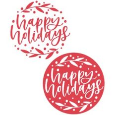 Happy Holidays Circle