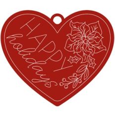 Christmas heart ornament sketch