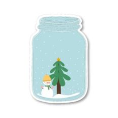 Mason Jar Snowglobe