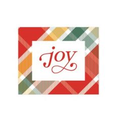 Joy Plaid Rectangle