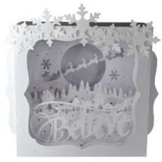 Believe - Illuminated Gift Card Box
