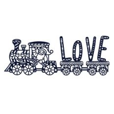 Christmas train with Santa