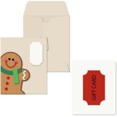 Gift Wide Envelope Gingerbr Boy