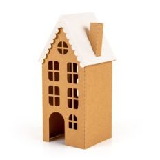 3D Christmas House Tall