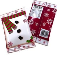 Christmas Snowman Suit Chip Bag