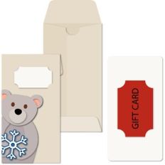 Gift Tall Envelope Bear