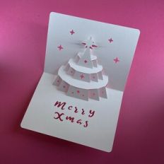 CHRISTMAS TREE POPUP CARD # 5
