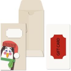 Gift Tall Envelope Penguin