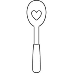 spoon with heart