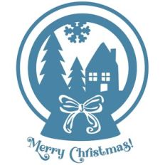 Christmas snow globe