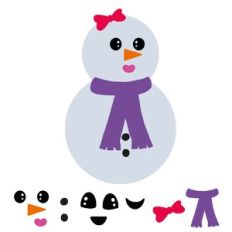 Build A Mrs Snowman Activity Set