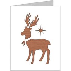 christmas reindeer card