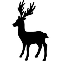 reindeer silhouette