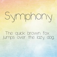 Symphony Font