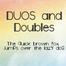 Duos Double Font