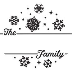 Snowflake Family Ornament